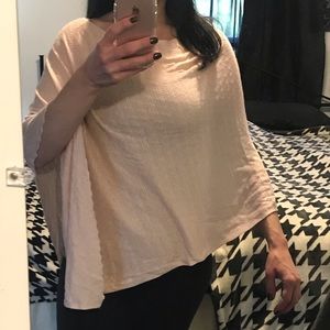 Talbots Shall Sweater Baby Pink M